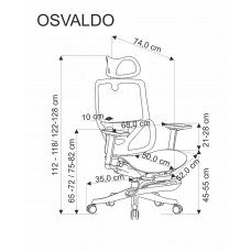 Biroja krēsls OSVALDO